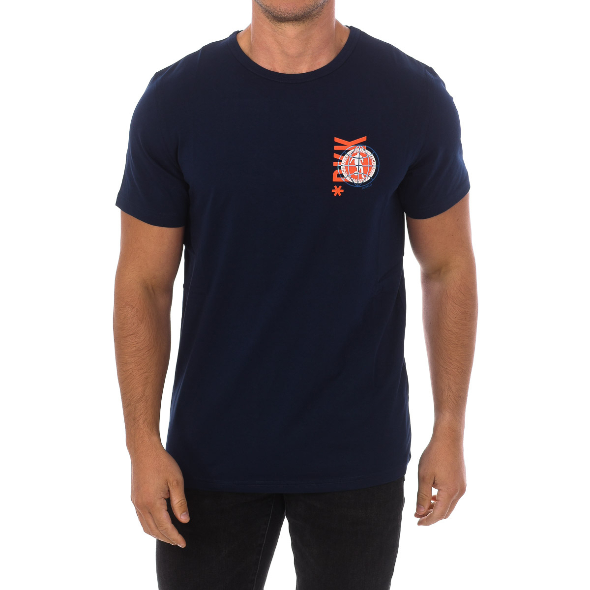 Abbigliamento Uomo T-shirt maniche corte Bikkembergs BKK2MTS02-NAVY Blu