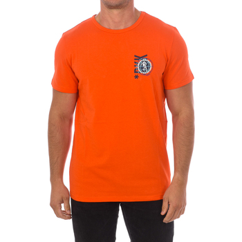 Abbigliamento Uomo T-shirt maniche corte Bikkembergs BKK2MTS02-ORANGE Arancio