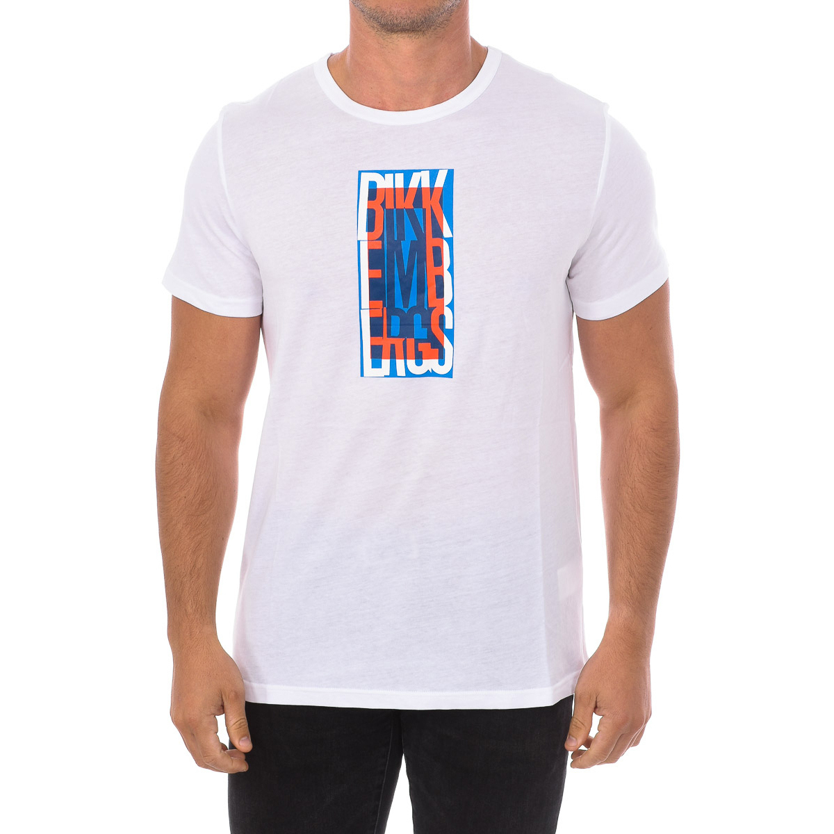 Abbigliamento Uomo T-shirt maniche corte Bikkembergs BKK2MTS04-WHITE Bianco