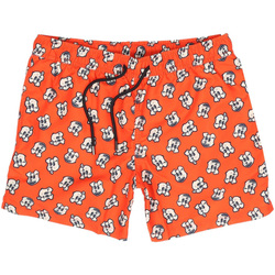 Abbigliamento Uomo Costume / Bermuda da spiaggia Happy socks M' Doggo Swimshorts 4300 Arancio