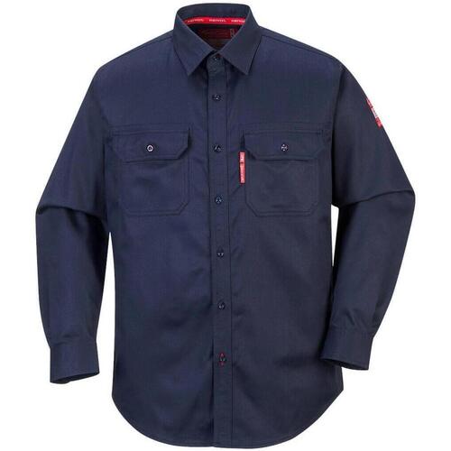 Abbigliamento Uomo Camicie maniche lunghe Portwest PW1357 Blu