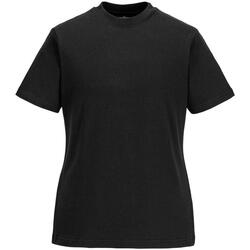 Abbigliamento Donna T-shirts a maniche lunghe Portwest PW138 Nero