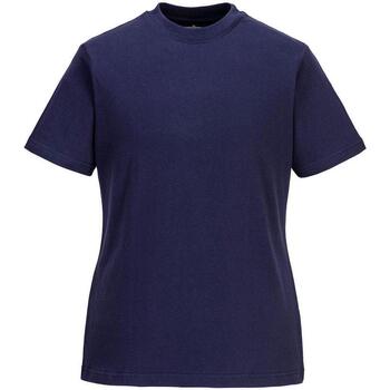 Abbigliamento Donna T-shirts a maniche lunghe Portwest PW138 Blu