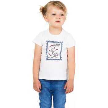 Abbigliamento Bambina T-shirt maniche corte Liu Jo T-SHIRT KA3146J5003 Bianco
