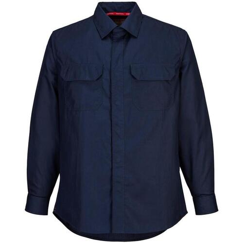Abbigliamento Uomo Camicie maniche lunghe Portwest PW350 Blu