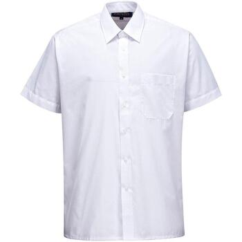 Abbigliamento Uomo Camicie maniche corte Portwest Classic Bianco