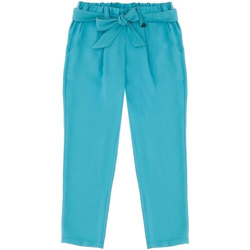 Abbigliamento Bambina Pantaloni Dixie PANTA ELAST.C/PINCES E CINTA Blu