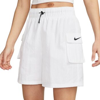 Abbigliamento Donna Shorts / Bermuda Nike W NSW ESSENTIAL WVN HR SHORT Bianco