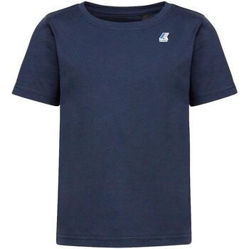 Abbigliamento Bambino T-shirt maniche corte K-Way P.LEVRAI 3.0 EDOUARD Blu