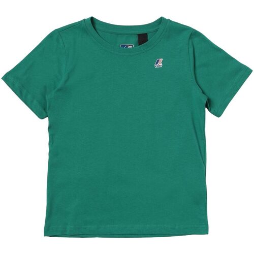 Abbigliamento Bambino T-shirt maniche corte K-Way P.LEVRAI 3.0 EDOUARD Verde