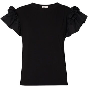 Abbigliamento Donna T-shirt maniche corte Liu Jo T-SHIRT MODA MC Nero