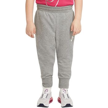 Abbigliamento Bambina Pantaloni da tuta Nike G NSW CLUB FT HW FITTED PANT Grigio