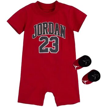 Abbigliamento Bambino Completo Nike 23 ROMPER & BOOTIE SET Rosso