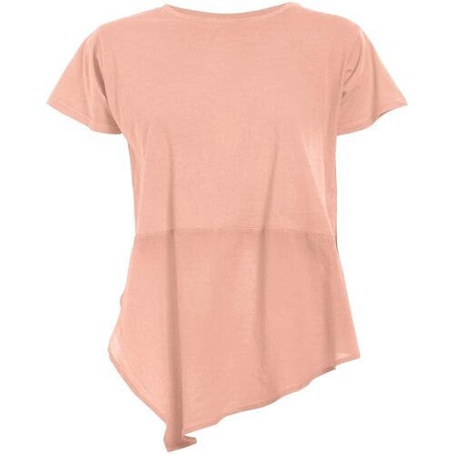 Abbigliamento Donna T-shirt maniche corte Deha T-SHIRT ASIMMETRICA Arancio