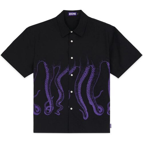 Abbigliamento Uomo Camicie maniche lunghe Octopus OUTLINE SHIRT Nero
