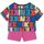 Abbigliamento Bambina Completo Nike KNIT SHORT SET Rosa