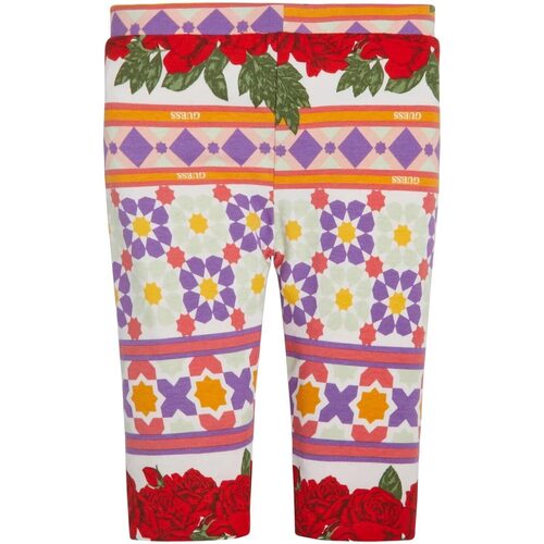 Abbigliamento Bambina Leggings Guess REVERSIBLE LEGGINGS Multicolore