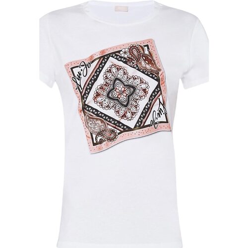 Abbigliamento Donna T-shirt maniche corte Liu Jo ECS T-SHIRT MODA MC Bianco