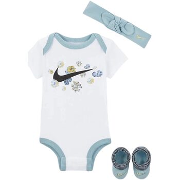 Abbigliamento Bambina Completo Nike FLORAL GIRLS PC MINI ME SET Bianco