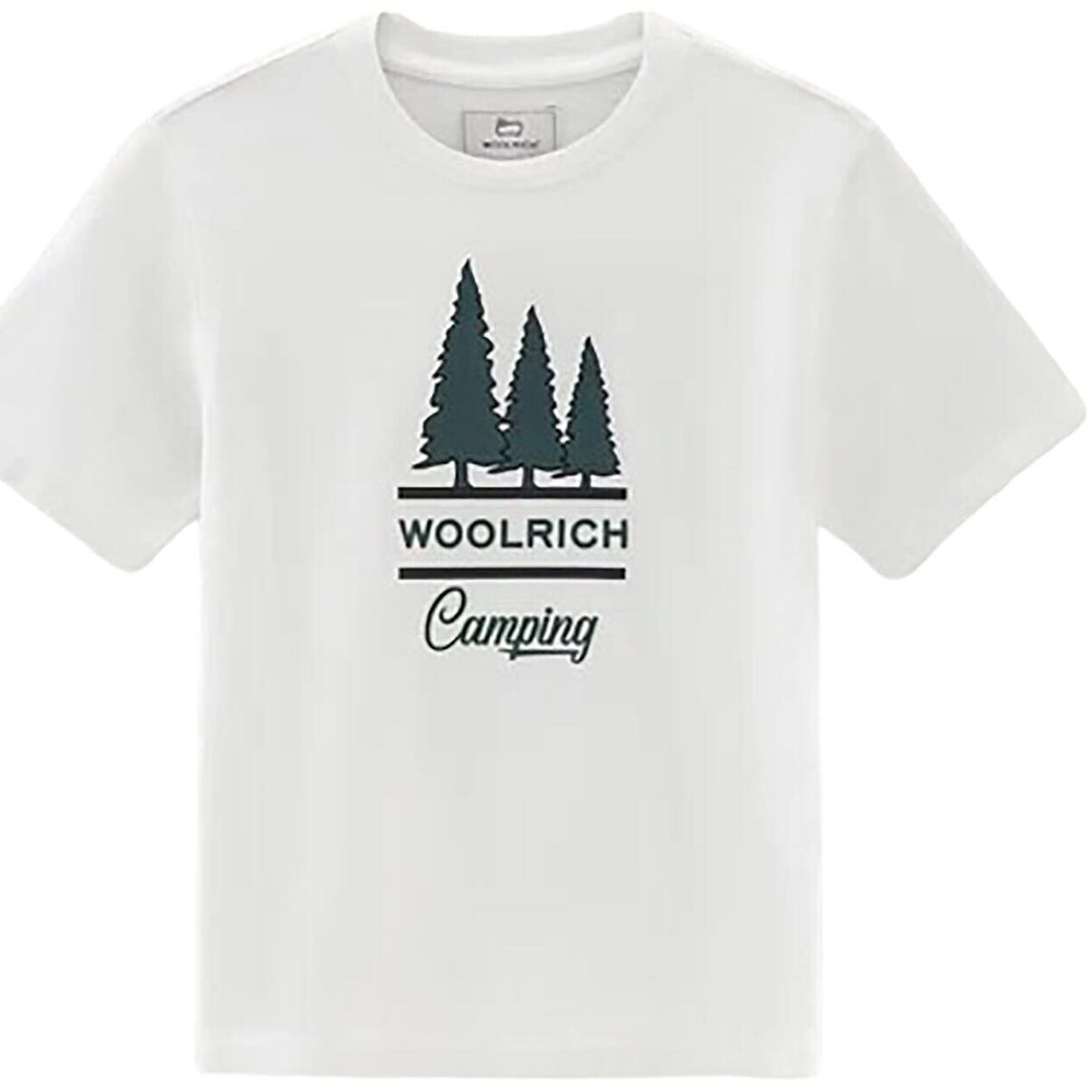 Abbigliamento Bambino T-shirt maniche corte Woolrich ROAD TRIP TEE Bianco