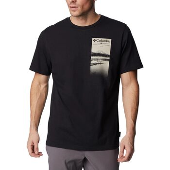 Abbigliamento Uomo T-shirt maniche corte Columbia EXPLORERS CANYON SS TEE Nero