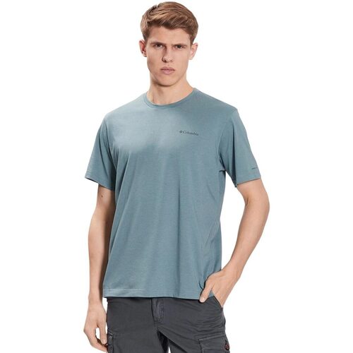 Abbigliamento Uomo T-shirt maniche corte Columbia THISTLETOWN HILLS SHORT SLEEVE Blu