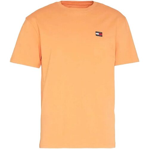 Abbigliamento Uomo T-shirt maniche corte Tommy Jeans TJM CLSC TOMMY XS BADGE TEE Arancio