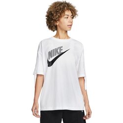 Abbigliamento Donna T-shirt maniche corte Nike W NSW SS TOP DNC Bianco