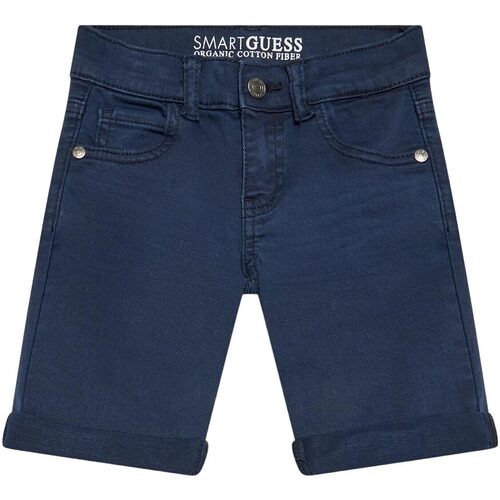 Abbigliamento Bambino Shorts / Bermuda Guess STRETCH BULL DENIM SHORTS CORE Blu