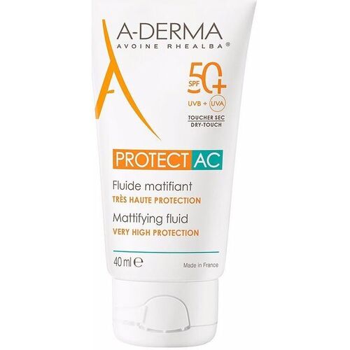 Bellezza Idratanti e nutrienti A-Derma Protect Ac Fluido Solar Facial Matificante Spf50+ 