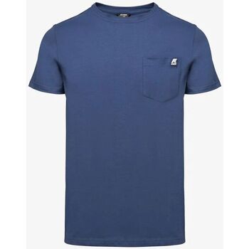 Abbigliamento Uomo T-shirt maniche corte K-Way  Blu