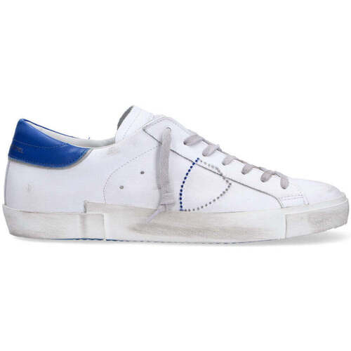Scarpe Uomo Sneakers basse Philippe Model sneakers PRSX veau bianco bluette Bianco