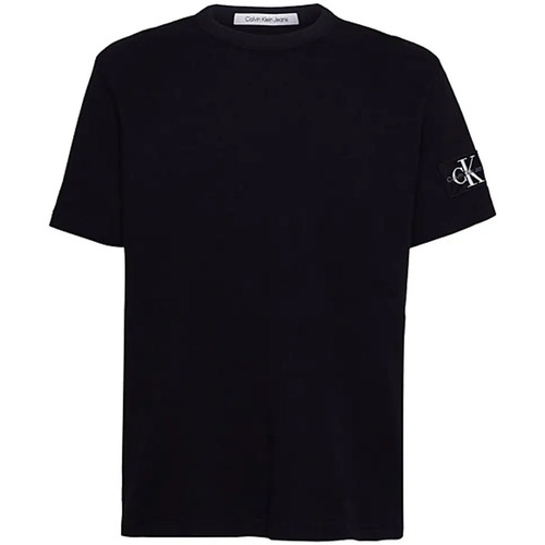 Abbigliamento Uomo T-shirt maniche corte Calvin Klein Jeans Monogram Nero