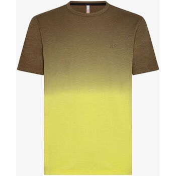 Abbigliamento Uomo T-shirt maniche corte Sun68 T-SHIRT FULL PRINT SHADE Beige