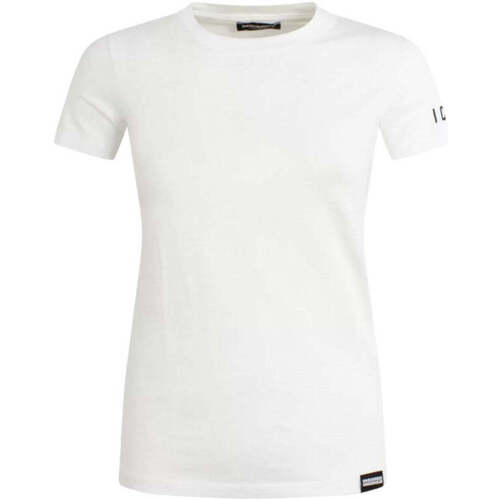 Abbigliamento Donna T-shirt & Polo Dsquared T-Shirt e Polo Donna  D8M20423 110 Bianco Bianco