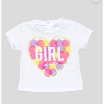 Abbigliamento Bambina T-shirt maniche corte Miss Grant UE0266 2000000151434 Bianco
