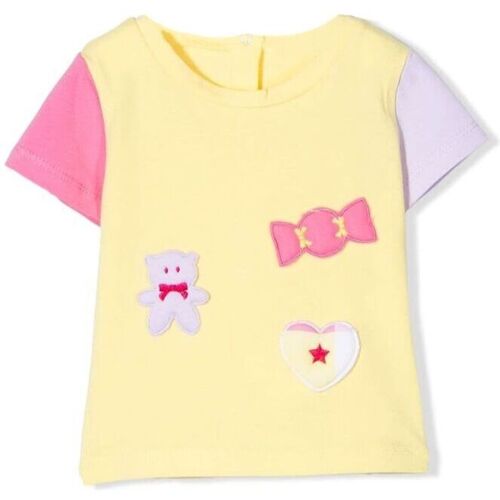 Abbigliamento Bambina T-shirt maniche corte Miss Grant UE0376 2000000151496 Giallo