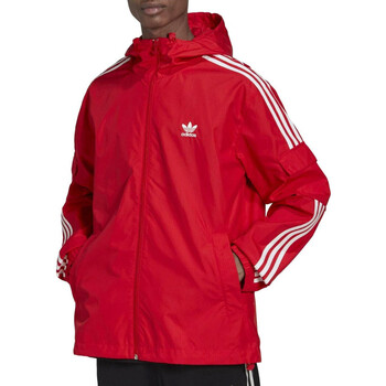 Abbigliamento Uomo giacca a vento adidas Originals HN6067 Rosso