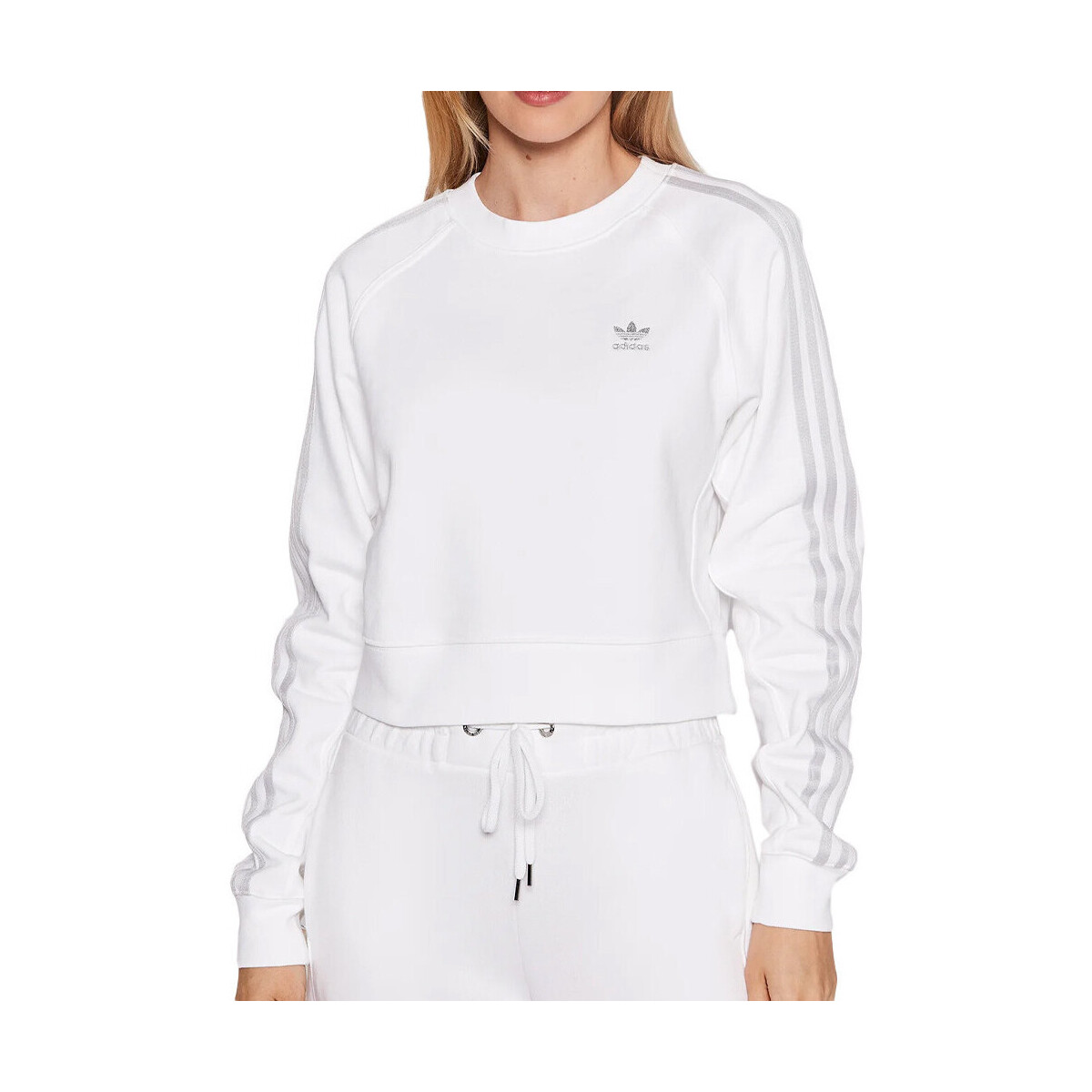 Abbigliamento Donna Felpe adidas Originals HF7531 Bianco