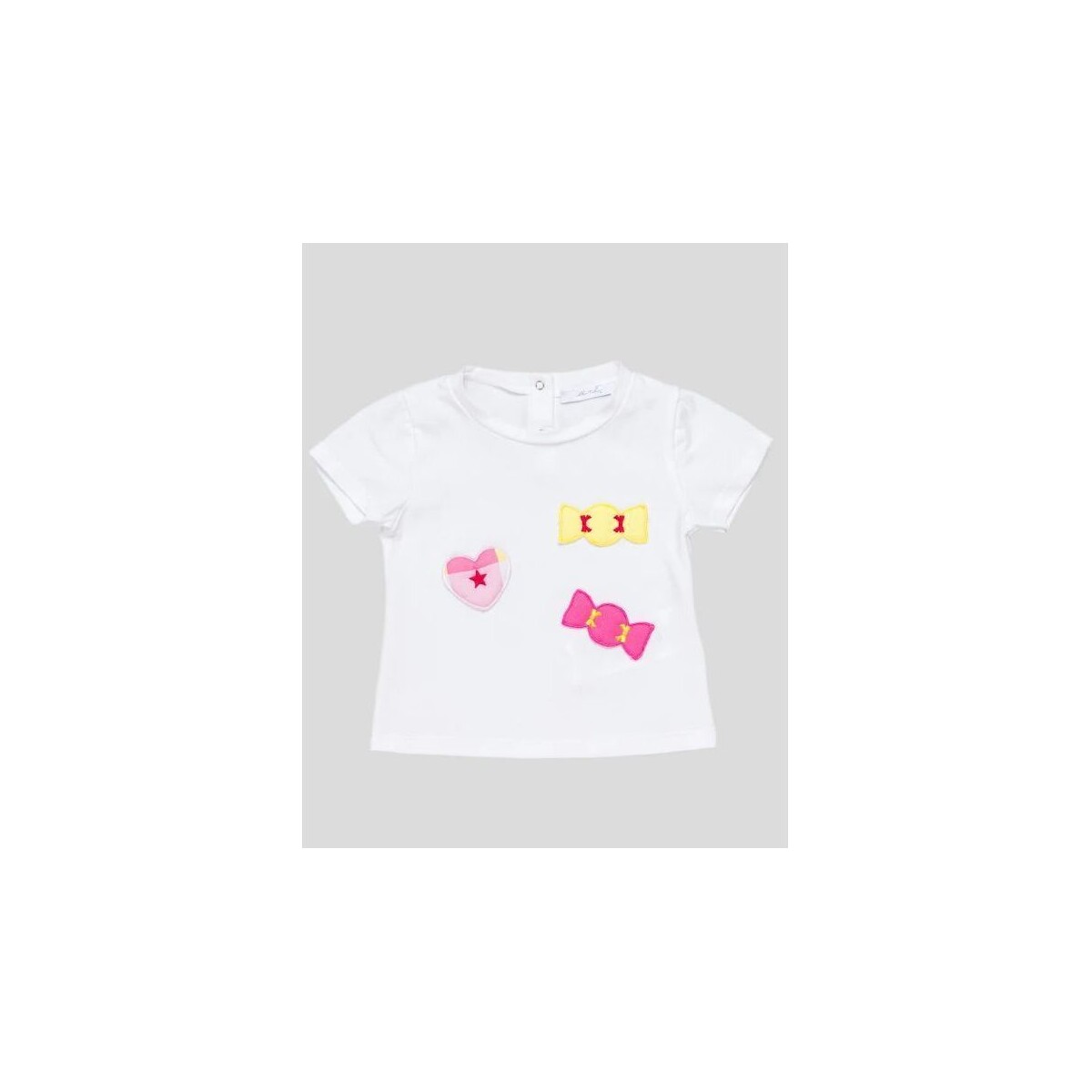 Abbigliamento Bambina T-shirt maniche corte Miss Grant UE0196 2000000151069 Bianco