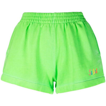 Abbigliamento Donna Shorts / Bermuda Mc2 Saint Barth Short Cate verde in cotone Verde