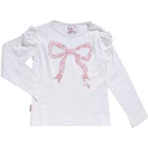 Abbigliamento Bambina T-shirts a maniche lunghe Miss Girly T-shirt manches longues fille FLOYD Bianco