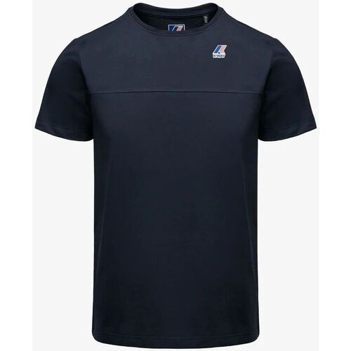 Abbigliamento Uomo T-shirt maniche corte K-Way  Blu