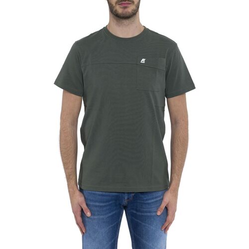 Abbigliamento Uomo T-shirt maniche corte K-Way  Verde