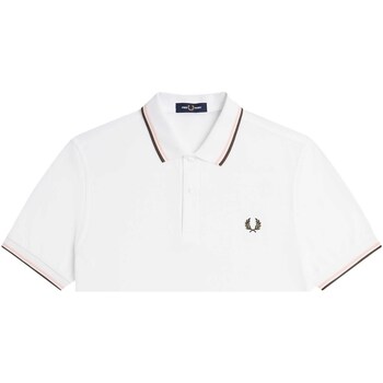 Abbigliamento Uomo T-shirt & Polo Fred Perry Fp Twin Tipped Fred Perry Shirt Bianco