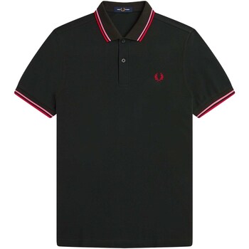 Abbigliamento Uomo T-shirt & Polo Fred Perry Fp Twin Tipped Fred Perry Shirt Nero