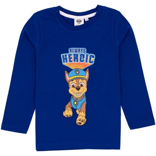 Abbigliamento Bambino T-shirts a maniche lunghe Paw Patrol Always Heroic Blu