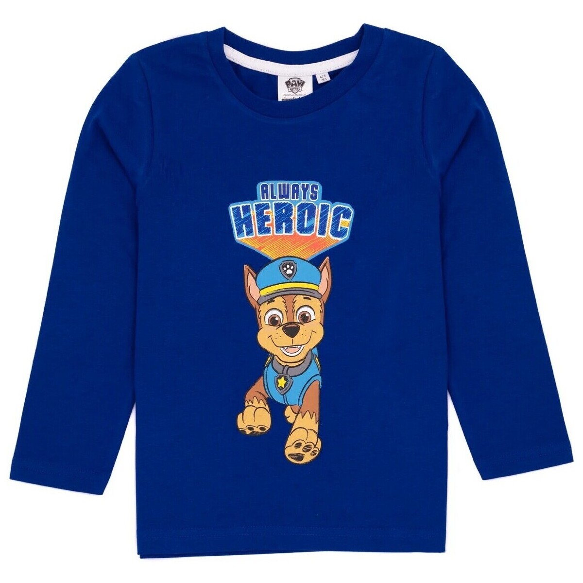 Abbigliamento Bambino T-shirts a maniche lunghe Paw Patrol Always Heroic Blu