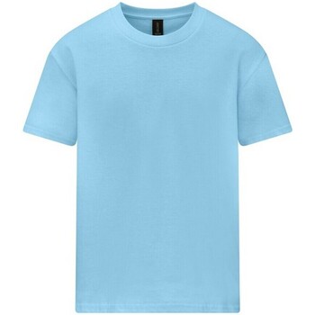 Abbigliamento Unisex bambino T-shirts a maniche lunghe Gildan  Blu