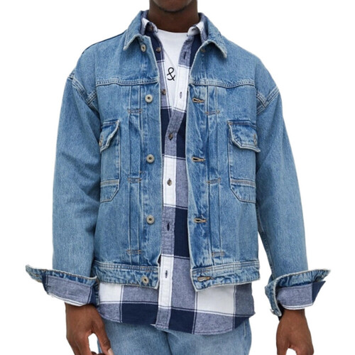 Abbigliamento Uomo Giacche in jeans Jack & Jones 12216777 Blu